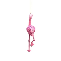 Budget ✔️ 6" Glass Pink Flamingo Ornament by Ashland® ⭐ -Outlet Yuletide Joy Store 10698452 3