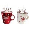 Wholesale ❤️ Assorted Glass Hot Cocoa Mug Ornament by Ashland® 🧨 -Outlet Yuletide Joy Store 10698460 1