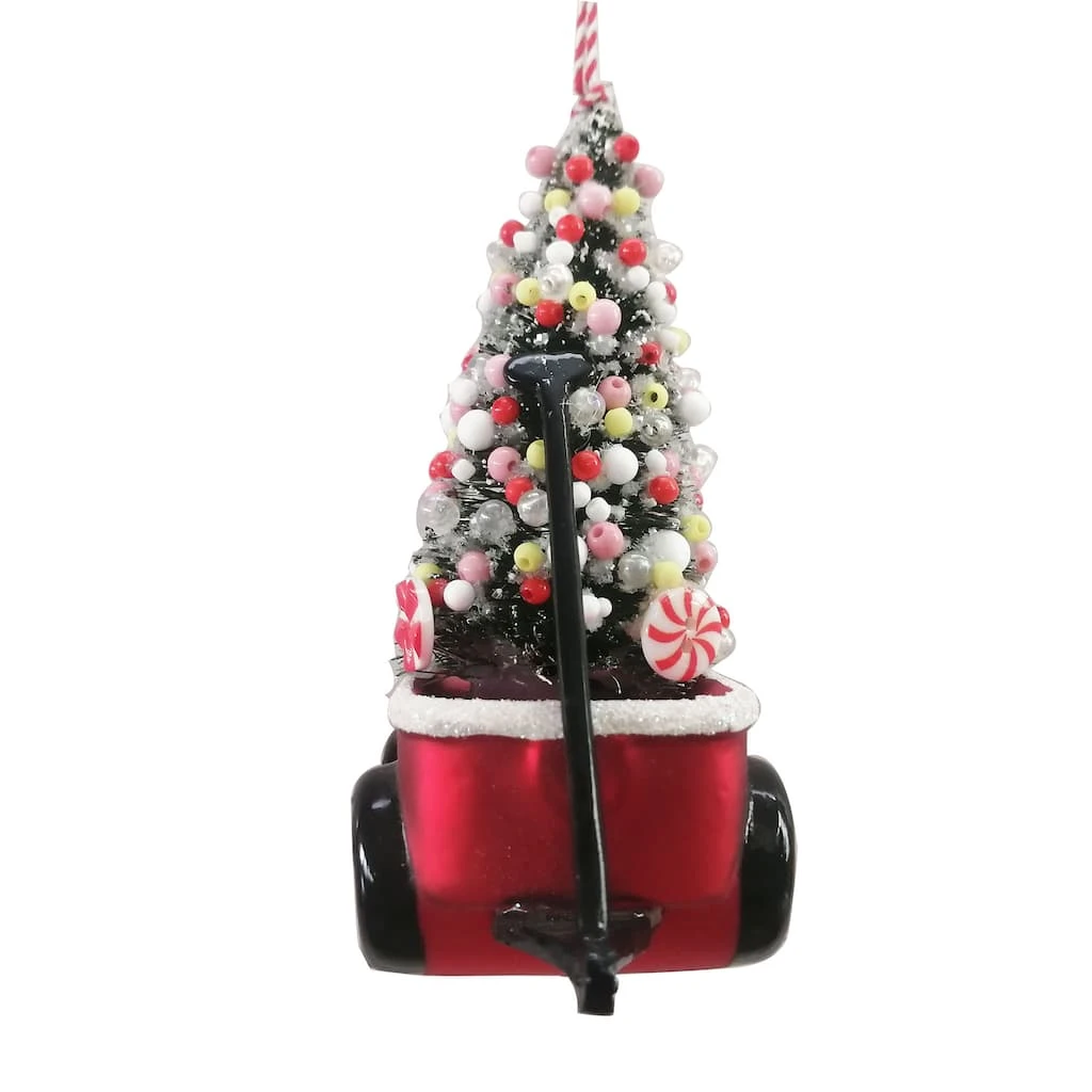 Brand new ✨ Glass Wagon with Tree Ornament by Ashland® ⌛ 4 Brand new ✨ Glass Wagon with Tree Ornament by Ashland® ⌛ - Image 2