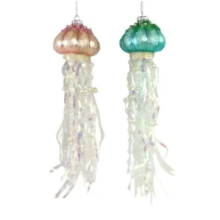 Cheap 😉 Assorted 10.5" Glass Jellyfish Ornament by Ashland® ✔️ -Outlet Yuletide Joy Store 10698467 2