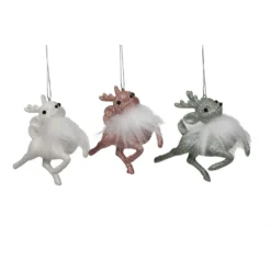 New 🌟 Assorted Deer with Faux Fur Ornament by Ashland® ⭐