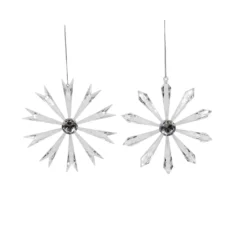 Hot Sale ⌛ Assorted Clear Snowflake Ornament by Ashland® 😉