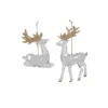 Brand new ✨ Assorted Clear & Glittery Gold Deer Ornament by Ashland® ⭐ -Outlet Yuletide Joy Store 10698495 1
