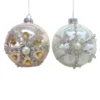 Budget ⭐ Glass Sparkly Snowflake Ball Ornament by Ashland® 🔥