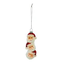 Top 10 ✨ 5.5'' Stacked Santa Heads Collectible ❄ Christmas Ornament by Ashland® ⌛