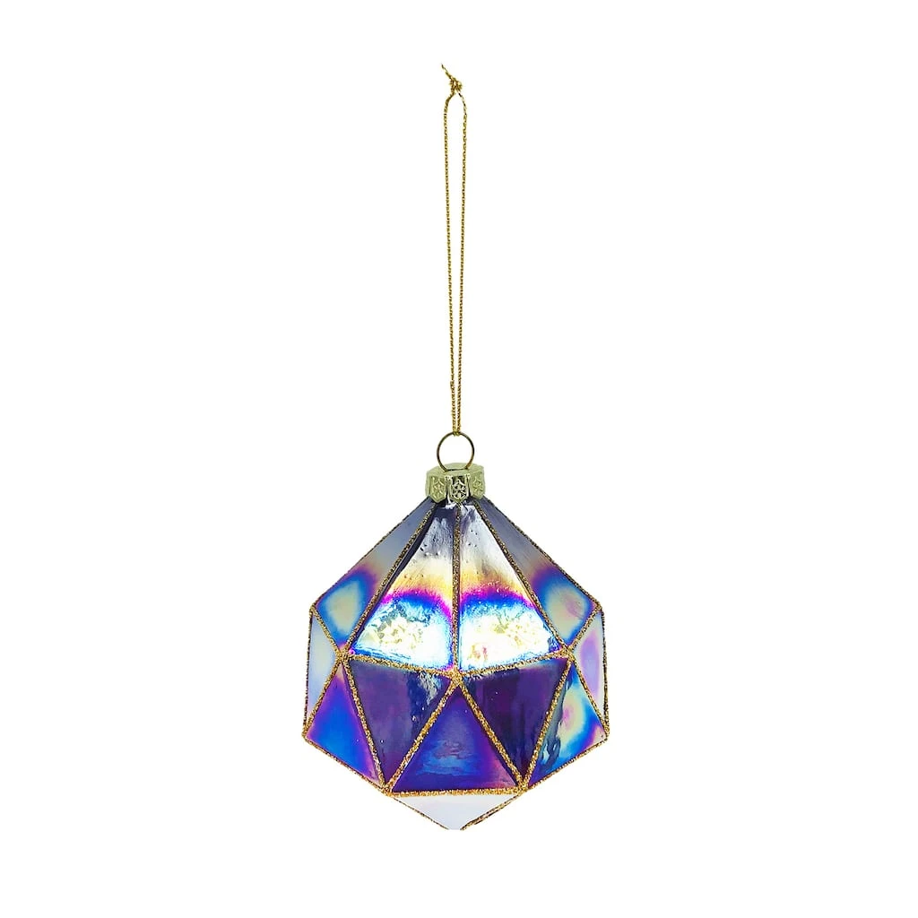 Best deal ⭐ Assorted 4.5'' Geometric Diamond Glass ❄ Christmas Ornament by Ashland® 🧨 5 Best deal ⭐ Assorted 4.5'' Geometric Diamond Glass ❄ Christmas Ornament by Ashland® 🧨 - Image 3