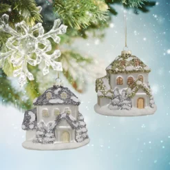 Flash Sale ✔️ Assorted Cottage House Ornament by Ashland® 🎉 -Outlet Yuletide Joy Store 10698608 2