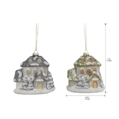 Flash Sale ✔️ Assorted Cottage House Ornament by Ashland® 🎉 -Outlet Yuletide Joy Store 10698608 3