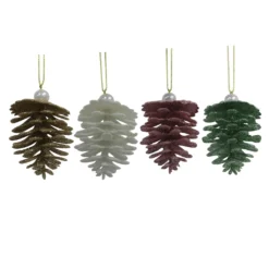 Brand new 🔥 Assorted Glittery Pinecone Ornament by Ashland® ✔️