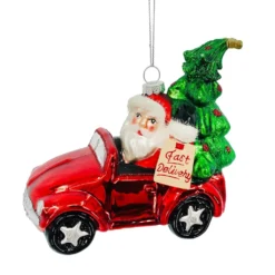 Best Pirce 🔔 4.5'' Delivery Santa Collectible Ornament by Ashland® 😉 -Outlet Yuletide Joy Store 10698630 2