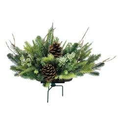 Best Pirce ⭐ 18" Pine & Pinecone Mix Outdoor Planter by Ashland® ⭐
