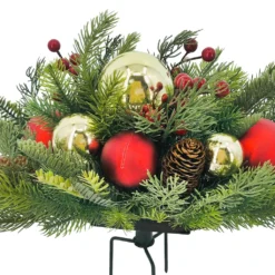 Best reviews of 🧨 18" Pine, Berry & Ornaments Outdoor Planter by Ashland® 🎉 -Outlet Yuletide Joy Store 10698657 2