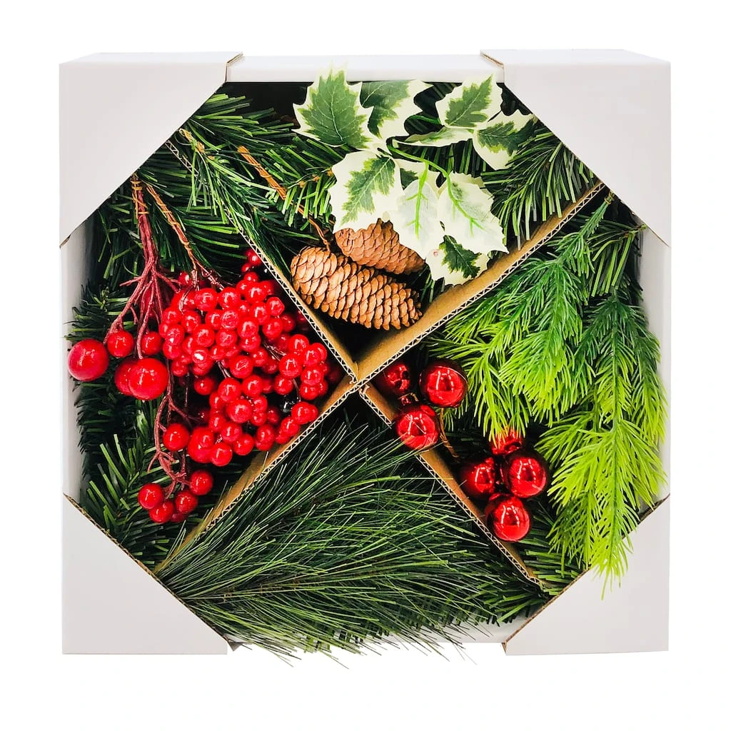 Cheapest 🎁 DIY Red Ornament, Pinecone & Berry Wreath Kit by Ashland® ⌛ 3 Cheapest 🎁 DIY Red Ornament, Pinecone & Berry Wreath Kit by Ashland® ⌛