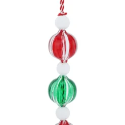 Promo ✔️ Assorted Glass & Wood Peppermint Bubble Ornament by Ashland® 🔥 Christmas ❤️ -Outlet Yuletide Joy Store 10698752 5