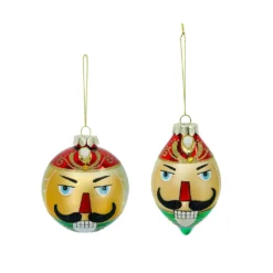 Deals ✨ Assorted 4'' Nutcracker Collectible Glass 😍 Christmas Ornament by Ashland® ⌛