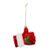 Coupon 🛒 Santa Thumbs Up Glass Ornament by Ashland® 🥰 -Outlet Yuletide Joy Store 10698794 1