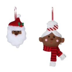 Coupon ⌛ Assorted Claus Fabric Ornament by Ashland® 😀