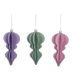 Hot Sale ❤️ Assorted Pastel Accordion Fold Drop Ornament by Ashland® 💯