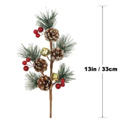 Promo 👍 Pinecones, Berries & Bells Pick by Ashland® 🔔 -Outlet Yuletide Joy Store 10698857 3