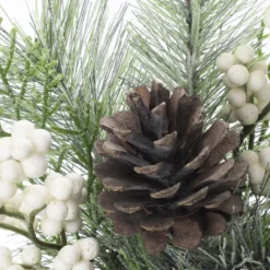 Budget 🌟 11.5" Pine, Berry & Snow Arrangement by Ashland® 🔥 -Outlet Yuletide Joy Store 10698889 3