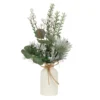 New ⭐ 16" Berry & Pine Needle Arrangement in Ceramic Vase by Ashland® ⭐