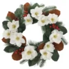 Top 10 ❤️ 24" White Magnolia, Red Berry & Pine Wreath by Ashland® 💯