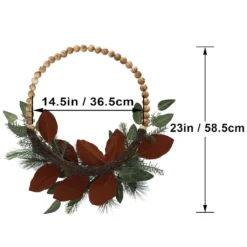 Brand new ✨ 24" Pine, Berry & Eucalyptus Bead Hoop Wreath by Ashland® ✨ 7 Brand new ✨ 24" Pine, Berry & Eucalyptus Bead Hoop Wreath by Ashland® ✨ -Outlet Yuletide Joy Store 10698908 3