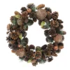 Cheap ✨ 20" Glitter Pinecone & Bell Wreath by Ashland® ✔️