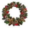 Cheap ✨ 22" Red Berry, Pinecone & Cinnamon Stick Wreath by Ashland® 🧨