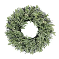 Best deal 💯 22" Mistletoe & White Berry Wreath by Ashland® ⭐