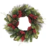 New ⌛ 24" Pine, Magnolia Leaf & Pinecone Wreath by Ashland® 👍