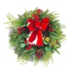 Promo 😀 24'' Berry Pine Bell Wreath Wall Décor by Ashland® ⭐ -Outlet Yuletide Joy Store 10698972 1