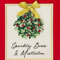 Brand new ✔️ 12'' Sparkly Bow Mistletoe Wall Décor by Ashland® 👍 5 Brand new ✔️ 12'' Sparkly Bow Mistletoe Wall Décor by Ashland® 👍 -Outlet Yuletide Joy Store 10698985 2