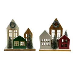 Flash Sale 😀 Assorted 9.5" ⌛ Christmas Cottage House by Ashland® ⭐