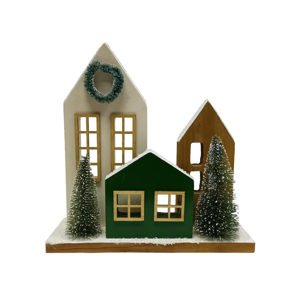 Flash Sale 😀 Assorted 9.5" ⌛ Christmas Cottage House by Ashland® ⭐ 5 Flash Sale 😀 Assorted 9.5" ⌛ Christmas Cottage House by Ashland® ⭐ - Image 3