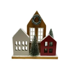 Flash Sale 😀 Assorted 9.5" ⌛ Christmas Cottage House by Ashland® ⭐ 9 Flash Sale 😀 Assorted 9.5" ⌛ Christmas Cottage House by Ashland® ⭐ -Outlet Yuletide Joy Store 10699028 4