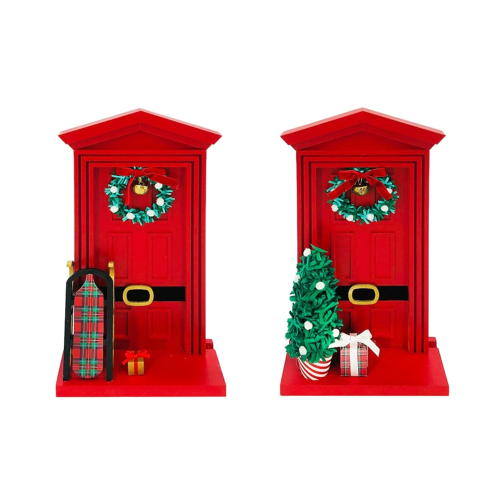 Best deal 🧨 Assorted 12.4'' Door with Santa Belt Tabletop Décor by Ashland® ✔️ 3 Best deal 🧨 Assorted 12.4'' Door with Santa Belt Tabletop Décor by Ashland® ✔️