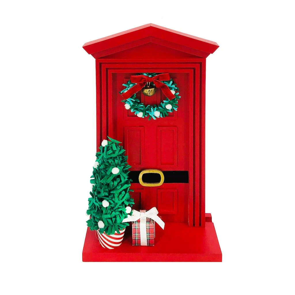 Best deal 🧨 Assorted 12.4'' Door with Santa Belt Tabletop Décor by Ashland® ✔️ 5 Best deal 🧨 Assorted 12.4'' Door with Santa Belt Tabletop Décor by Ashland® ✔️ - Image 3