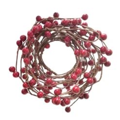 New ⌛ 5ft. Red Berry Coiled Garland by Ashland® 😀