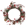 Discount 🔥 5ft. Pinecone Red Berry Star Pine Coiled Garland by Ashland® 🤩