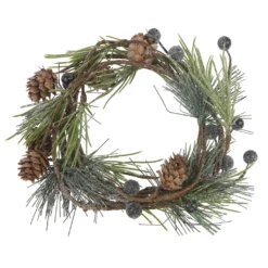Brand new 😀 5ft. Pine Needle Pinecone Berry Coiled Garland by Ashland® 💯