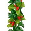 Outlet 🔥 6ft. Red Glitter Holly Berry Chain Garland by Ashland® 🎉 -Outlet Yuletide Joy Store 10699061 1