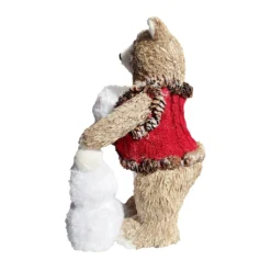 Discount ⭐ 9" Standing Bear with Snowballs by Ashland® 👏 -Outlet Yuletide Joy Store 10699079 2