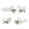 Best deal ⭐ White Doves on Frosted Pine Branch Accents by Ashland®, 4ct. 😍 -Outlet Yuletide Joy Store 10699080 1