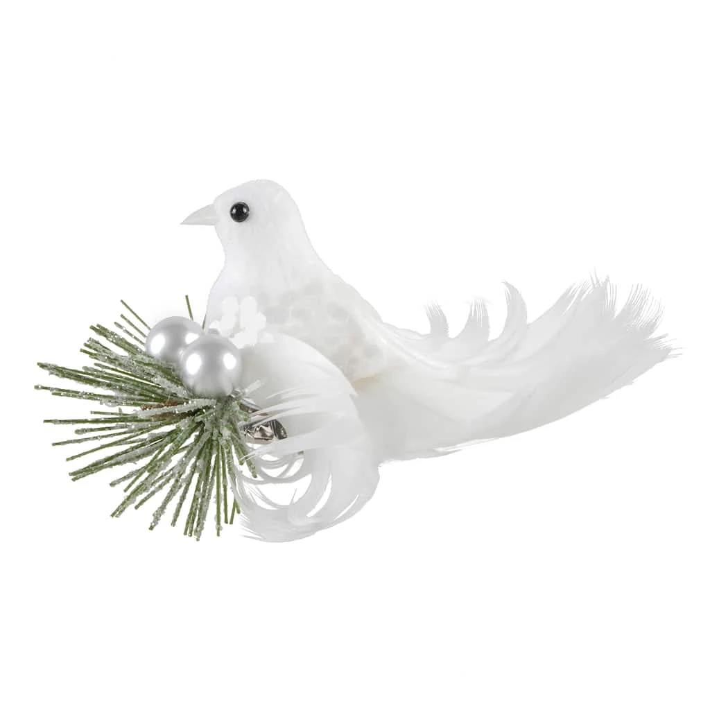 Best deal β White Doves on Frosted Pine Branch Accents by Ashland®, 4ct. π 4 Best deal β White Doves on Frosted Pine Branch Accents by Ashland®, 4ct. π - Image 2