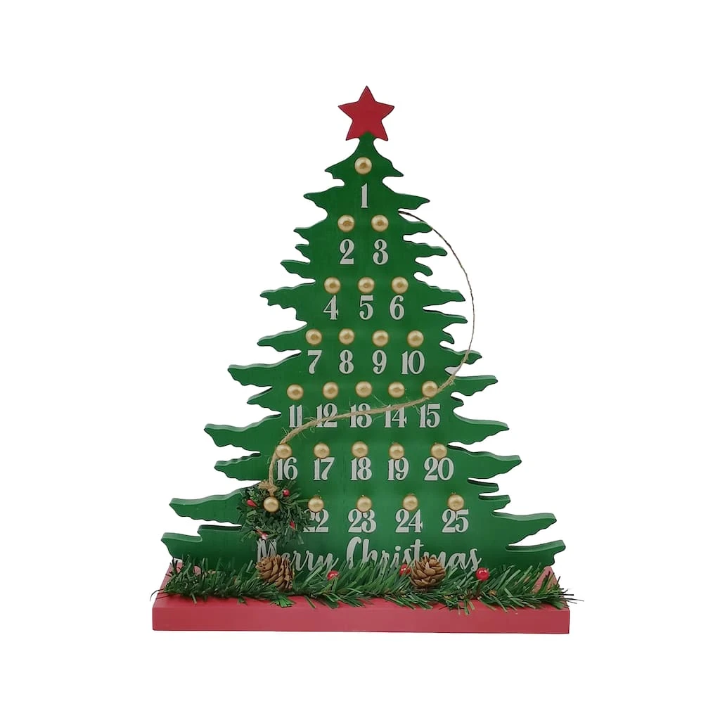 Best Pirce 🤩 13" Christmas Tree Tabletop Countdown by Ashland® 🎉 3 Best Pirce 🤩 13" Christmas Tree Tabletop Countdown by Ashland® 🎉