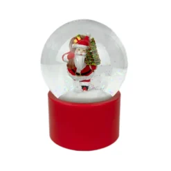 New ✔️ 6" Santa with Bag Water Globe Tabletop Accent by Ashland® ⌛