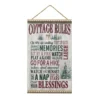 Brand new 😀 Cottage Rules Wall Sign by Ashland® 🛒 -Outlet Yuletide Joy Store 10699209 1