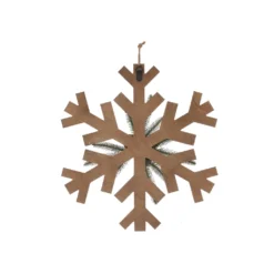 Discount 🧨 Snowflake with Pinecone Wall Décor by Ashland® ⌛ -Outlet Yuletide Joy Store 10699213 3