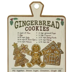 New π Gingerbread Cookies Recipe Wall Hanging by Ashland® 𧨠5 New π Gingerbread Cookies Recipe Wall Hanging by Ashland® 𧨠-Outlet Yuletide Joy Store 10699228 2